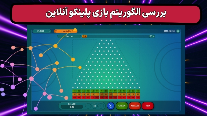بررسی الگوریتم بازی پلینکو آنلاین